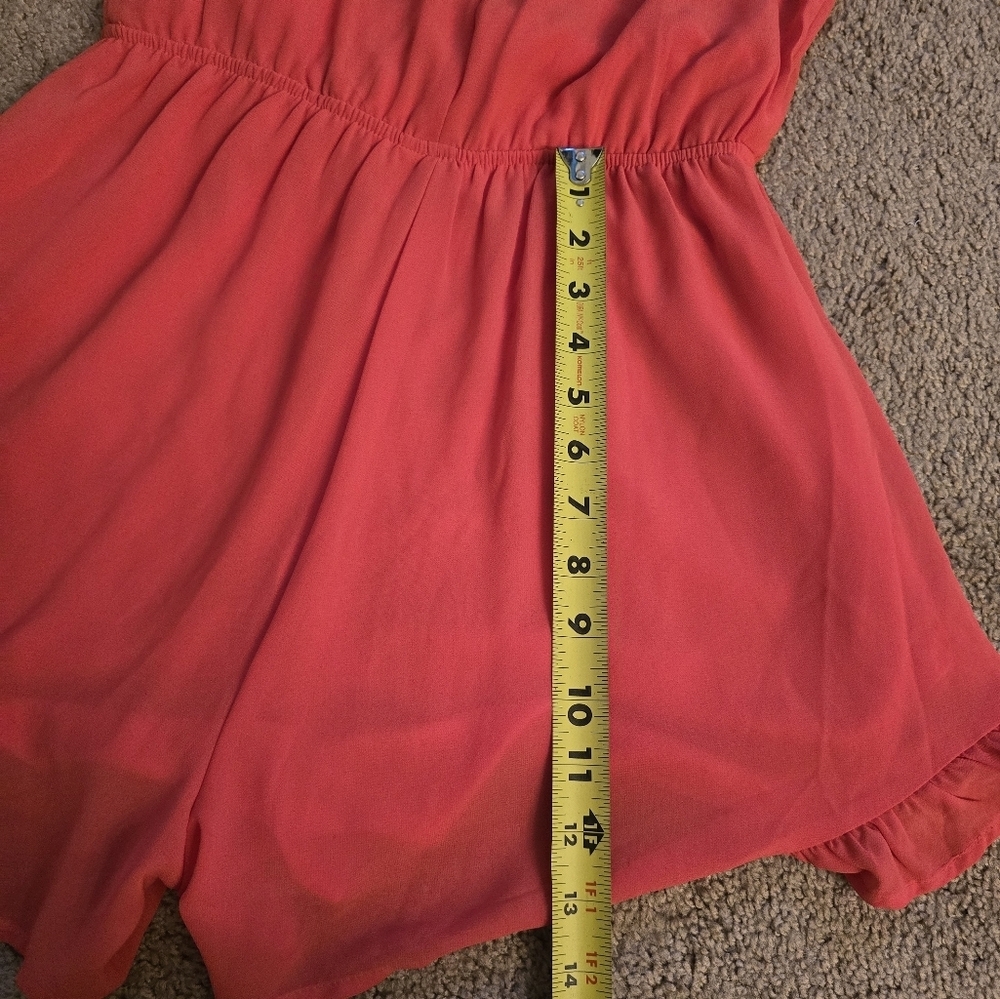 ASTR The Label Women's Orange Playsuit-romper - Picture 7 of 8
